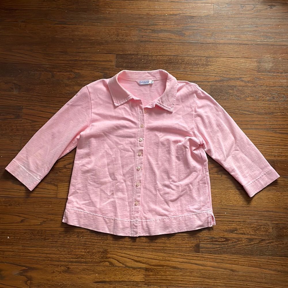 Fresh Produce Pink Button Down